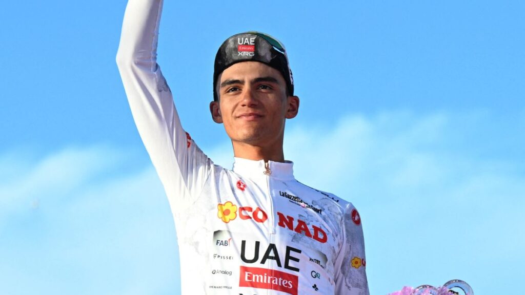 Isaac del Toro, campeón de la maglia blanca en el Giro de Italia 2025