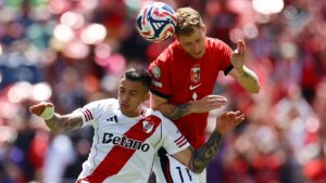 Kevin Castaño se adueña del mediocampo en el debut de River Plate en el Mundial de Clubes