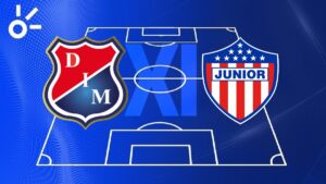 Alineaciones confirmadas de Independiente Medellín vs Junior por los cuadrangulares de la Liga BetPlay Dimayor 2025-I
